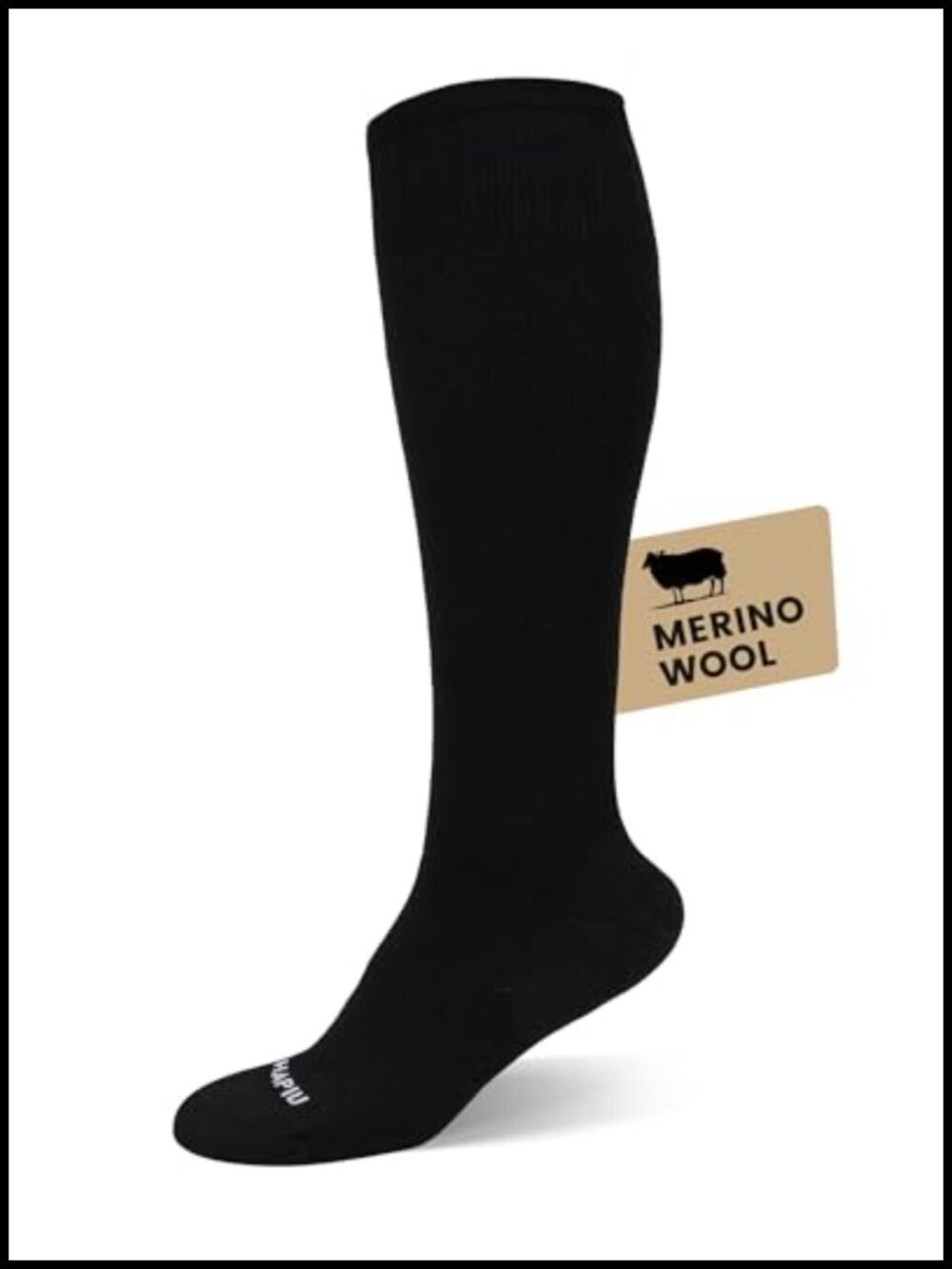 Merino Wool Compression Socks 15-20 mmHg Knee High Support Stockings